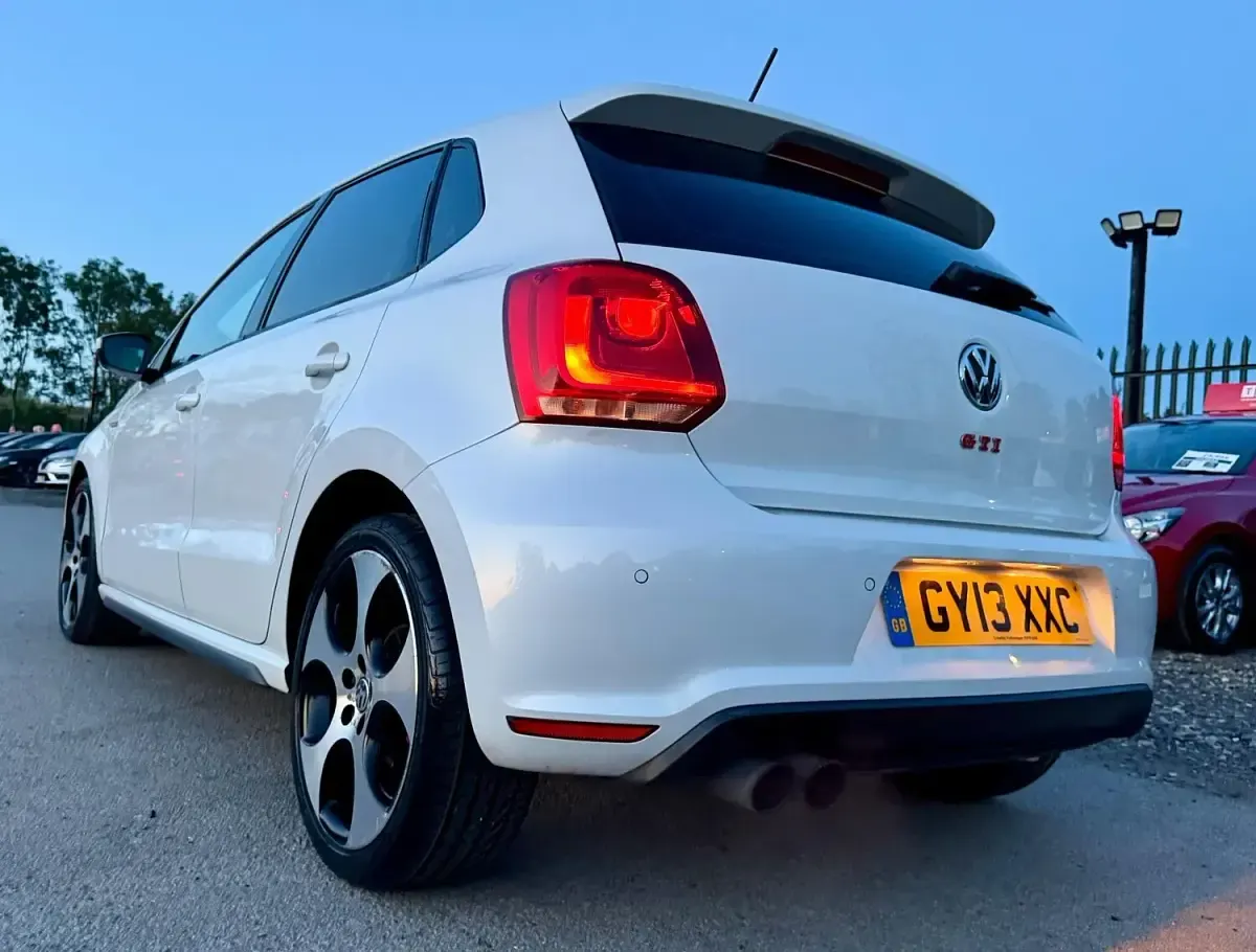 Used VW Polo GTI 180 HP (132 kW) 2013 White Hatchback