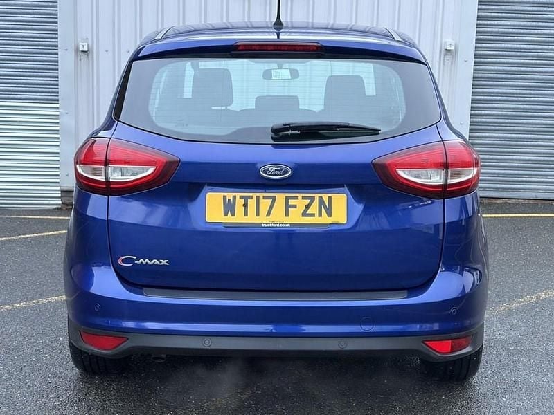 Used Ford C-MAX Zetec 120 HP (88 kW) 2017 Blue MPV