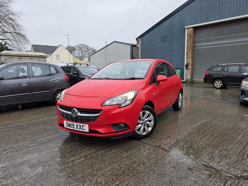 Second-hand Vauxhall Corsa Design Edition 75 CP (55 kW) 2019 Roșu Hatchback