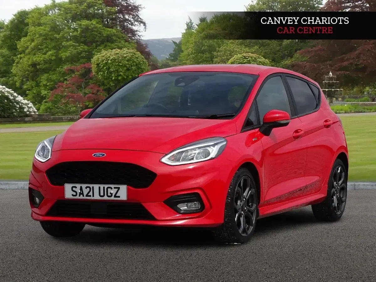 Używany Ford Fiesta ST-Line 95 KM (69 kW) 2021 Czerwony Hatchback