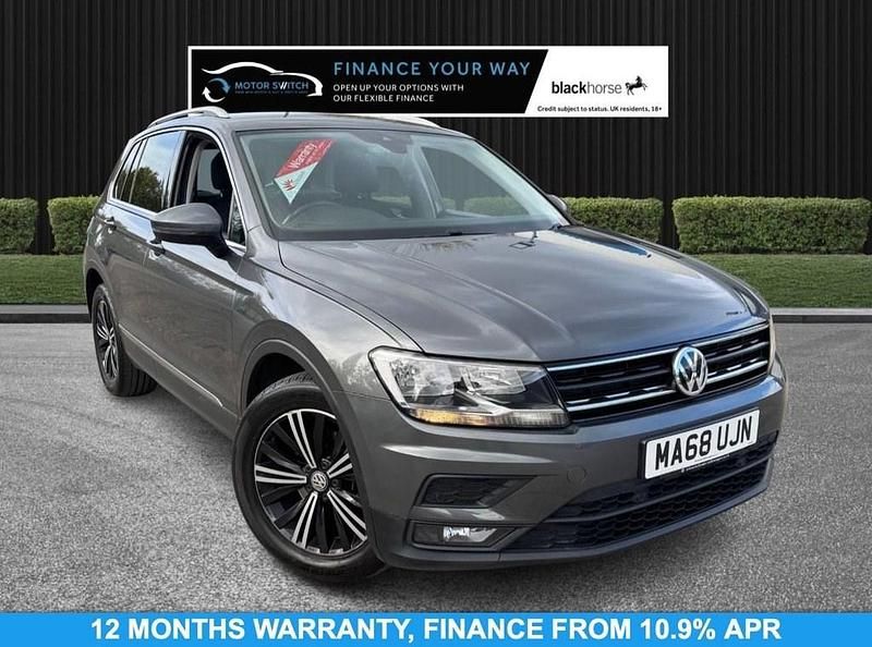 Grey Used 2018 VW Tiguan SE SUV | £14,695 (Fair price) - Image 1/3