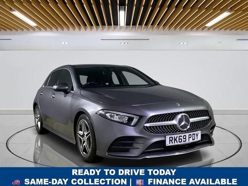 Used Mercedes A180 AMG line 116 HP (85 kW) 2019 Grey Hatchback
