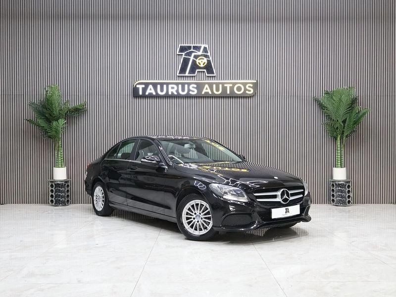 Black Used 2015 Mercedes C220 SE Sedan | £7,795 (Good price) - Image 1/3