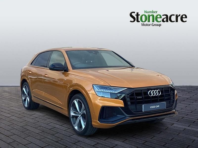 Orange Used 2021 Audi Q8 Black Edition SUV | £42,999 (Fair price) - Image 1/4