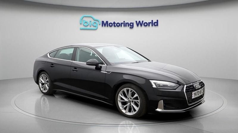 Used Audi A5 Sportback Sport 161 HP (118 kW) 2020 Black Hatchback