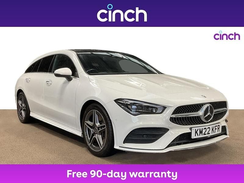 White Used 2022 Mercedes CLA250 AMG Line Premium Plus Sedan | £26,159 (Fair price) - Image 1/3