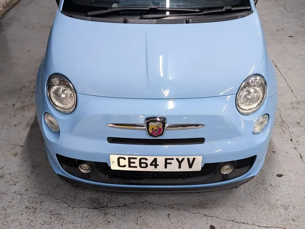 Used Abarth 500 135 HP (99 kW) 2014 Blue Hatchback