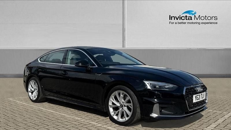 Black Used 2021 Audi A5 Sport Coupe | £20,750 (Good price) - Image 1/4