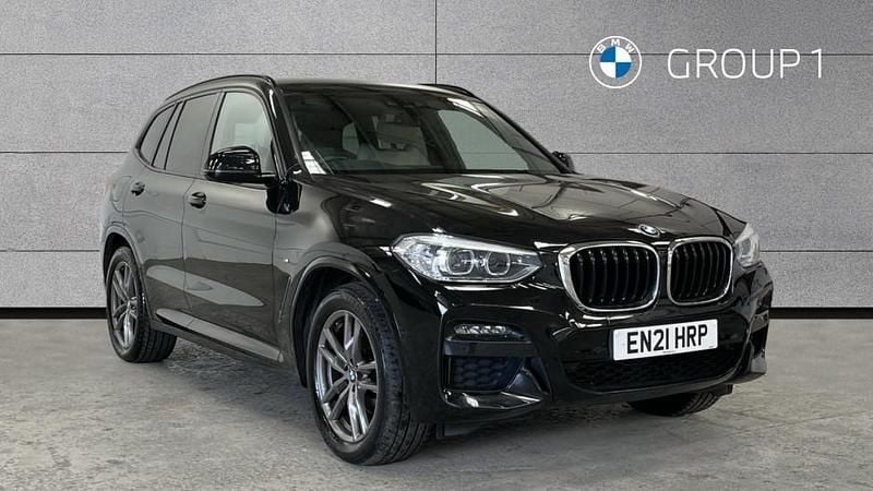 Black Used 2021 BMW X3 M Sport SUV | £28,650 (Good price) - Image 1/4