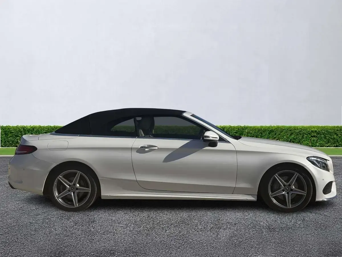 Used Mercedes C220 AMG Line Premium Plus 2019 White Cabriolet