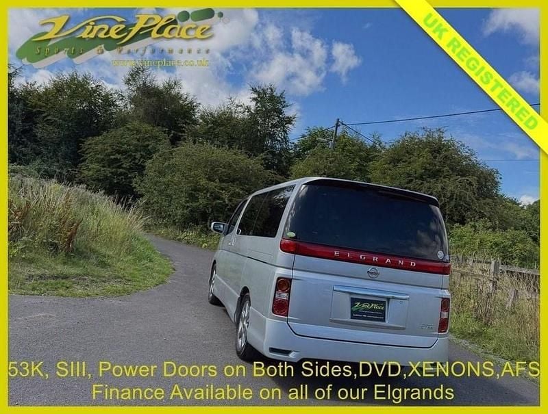 Used Nissan Elgrand 2008 Silver MPV