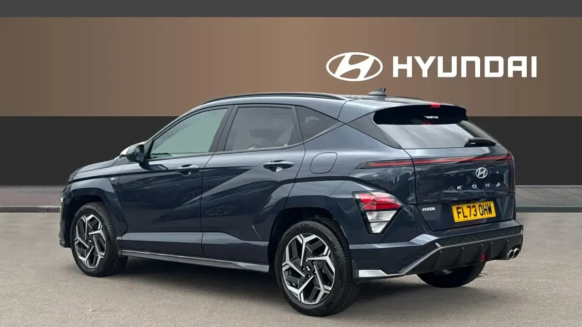 Used Hyundai Kona N Line 120 HP (88 kW) 2023 Blue SUV