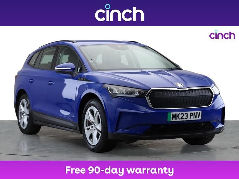 Blue Used 2023 Skoda Enyaq iV Loft SUV | £18,549 (Fair price) - Image 1/3