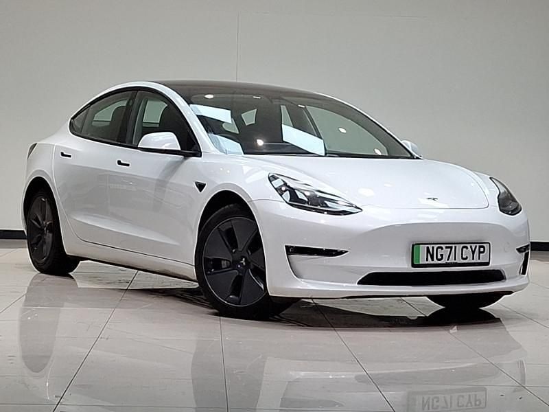 Used Tesla Model 3 Long Range AWD 11 kW (15 HP) 2021 White Sedan