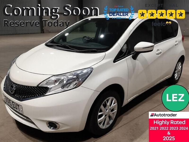 Used Nissan Note Acenta Premium 80 HP (58 kW) 2015 White Hatchback