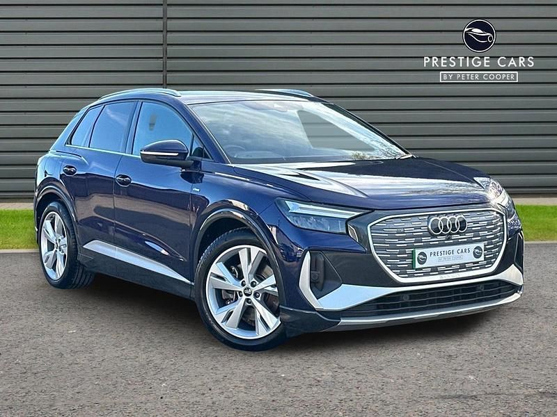 Used Audi Q4 e-tron S-Line 150 kW (204 HP) 2022 Blue SUV