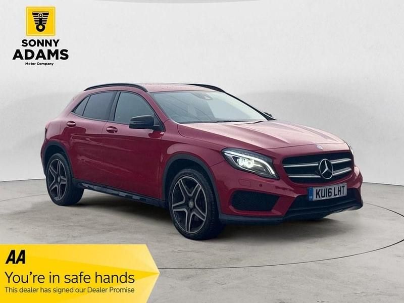 Used Mercedes GLA220 AMG line 177 HP (130 kW) 2016 Red SUV