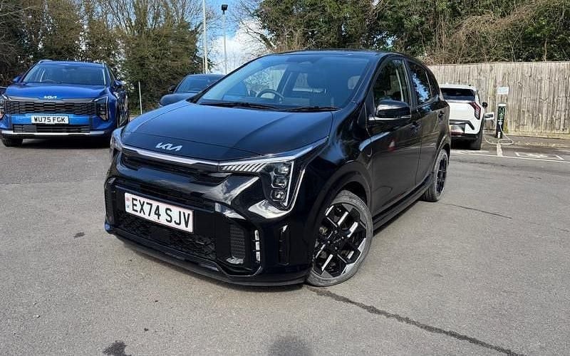 Used Kia Picanto GT-Line S 77 HP (56 kW) 2024 Black Hatchback