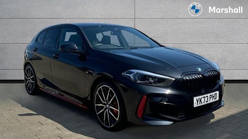 Black sapphire Used 2024 BMW 128 Comfort Edition Hatchback | £31,185 (Fair price) - Image 1/4