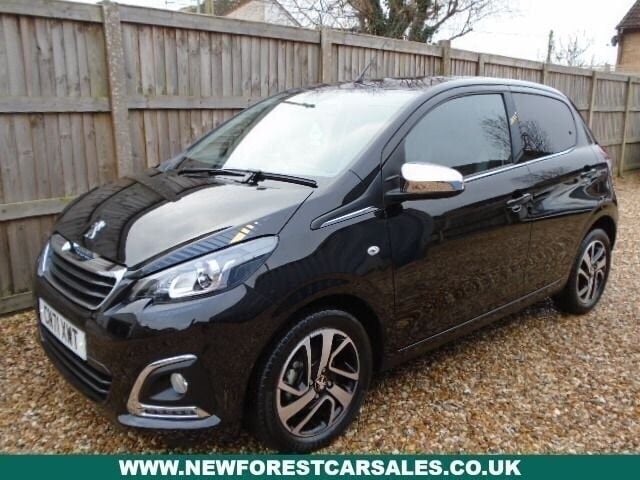 Black Used 2021 Peugeot 108 Collection Hatchback | £9,597 (Fair price) - Image 1/3