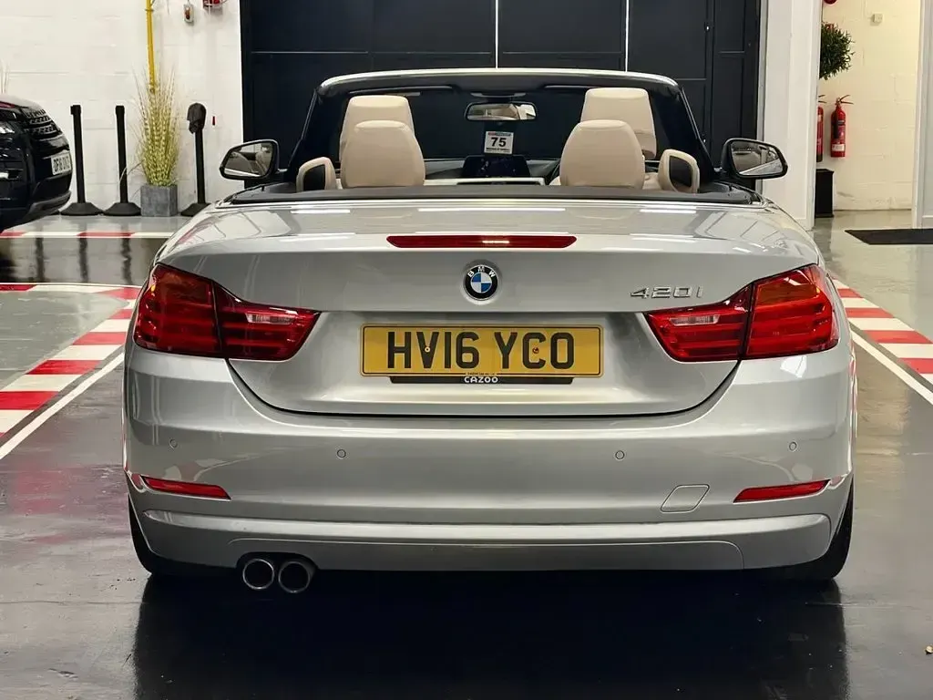 Used BMW 420 Performance 184 HP (135 kW) 2016 Silver Cabriolet