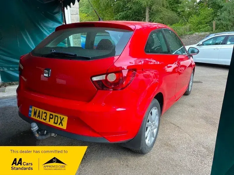 Used Seat Ibiza SE 85 HP (62 kW) 2013 Red Hatchback