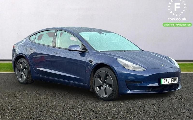 Blue Used 2021 Tesla Model 3 Standard Range Sedan | £19,399 (Fair price) - Image 1/4