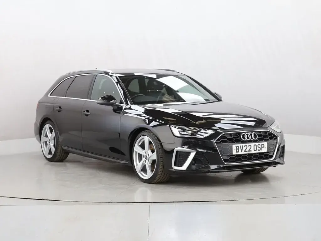 Used Audi A4 S-Line 163 HP (119 kW) 2022 Black Estate