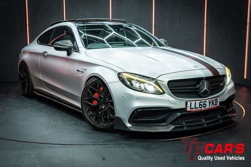 Silver Used 2016 Mercedes C63 AMG Premium Coupe | £38,195 (A bit pricey) - Image 1/4