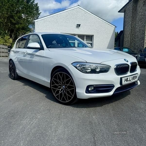 Used BMW 116 Sport Line 2017 White Hatchback