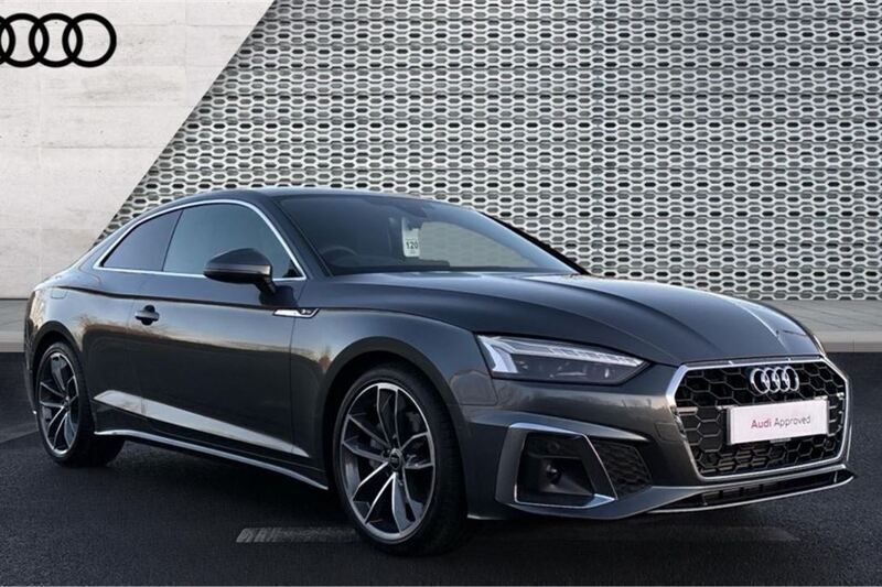Grey Used 2024 Audi A5 S-Line Coupe | £30,410 (Good price) - Image 1/4
