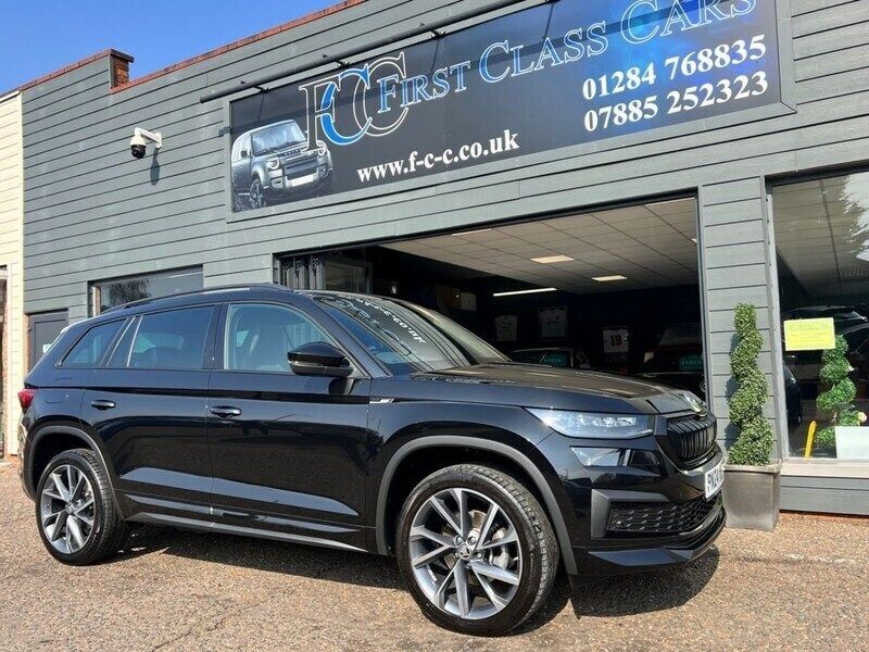 Black Used 2024 Skoda Kodiaq SportLine SUV | £31,495 (Fair price) - Image 1/4