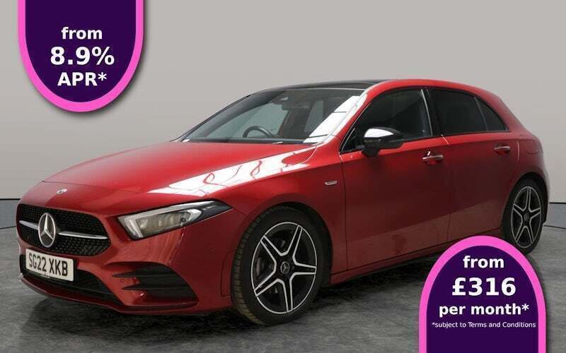 Red Used 2022 Mercedes A200 AMG line Hatchback | £22,372 (A bit pricey) - Image 1/3
