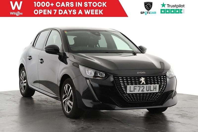 Black Used 2022 Peugeot 208 Allure Premium Hatchback | £13,699 (Fair price) - Image 1/3