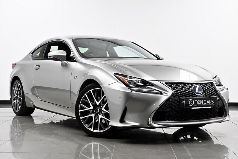 Silver Used 2016 Lexus RC300h Sport Line Coupe | £18,490 (Fair price) - Image 1/4