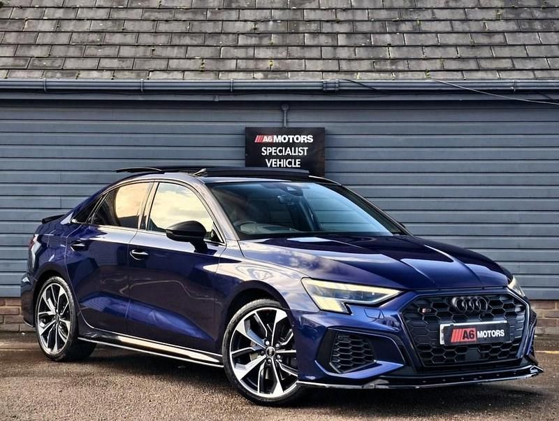 Blue Used 2023 Audi S3 Design Sedan | £38,989 - Image 1/4