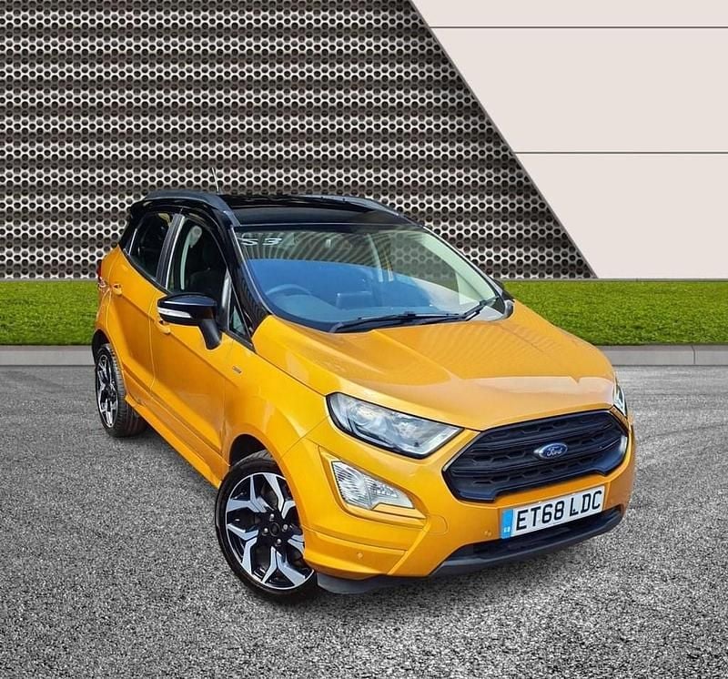 Yellow Used 2019 Ford Ecosport ST-Line SUV | £6,995 (Good price) - Image 1/4