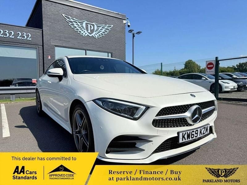Used Mercedes CLS350 AMG line 286 HP (210 kW) 2019 White Coupe