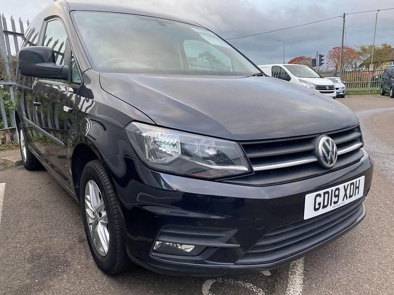 Black Used 2019 VW Caddy Highline MPV | £7,350 (Good price) - Image 1/1