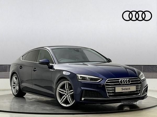 Used Audi A5 S-Line 2019 Blue Coupe