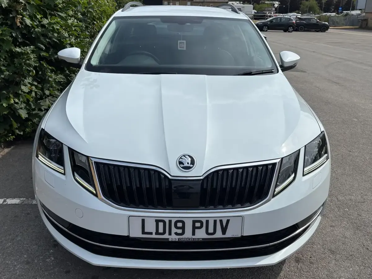 Used Skoda Octavia SE L 150 HP (110 kW) 2019 White Estate