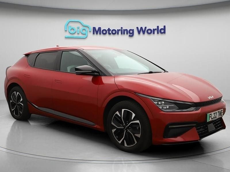 Red Used 2022 Kia EV6 2 SUV | £20,300 (Good price) - Image 1/4