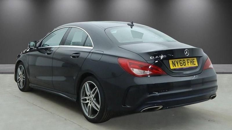 Used Mercedes CLA180 AMG line 122 HP (89 kW) 2018 Black Sedan