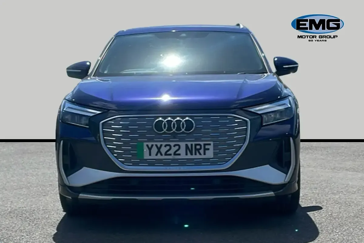 Used Audi Q4 e-tron S-Line 150 kW (204 HP) 2022 Blue SUV