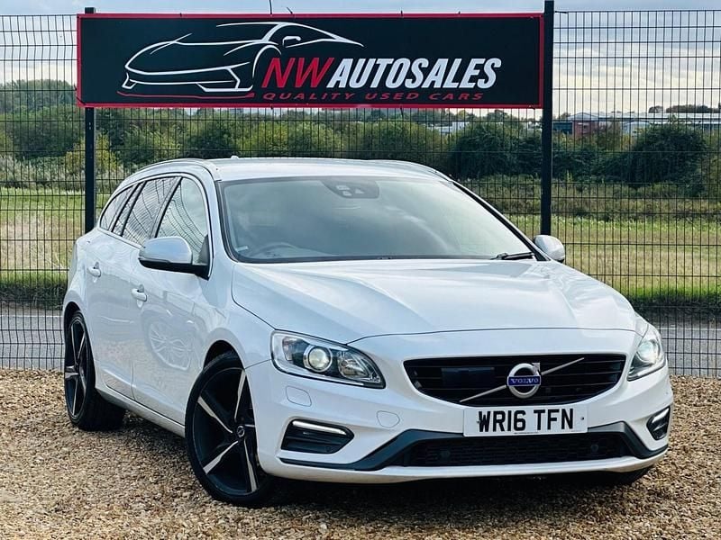 White Used 2016 Volvo V60 R-Design Estate | £8,695 (Fair price) - Image 1/4