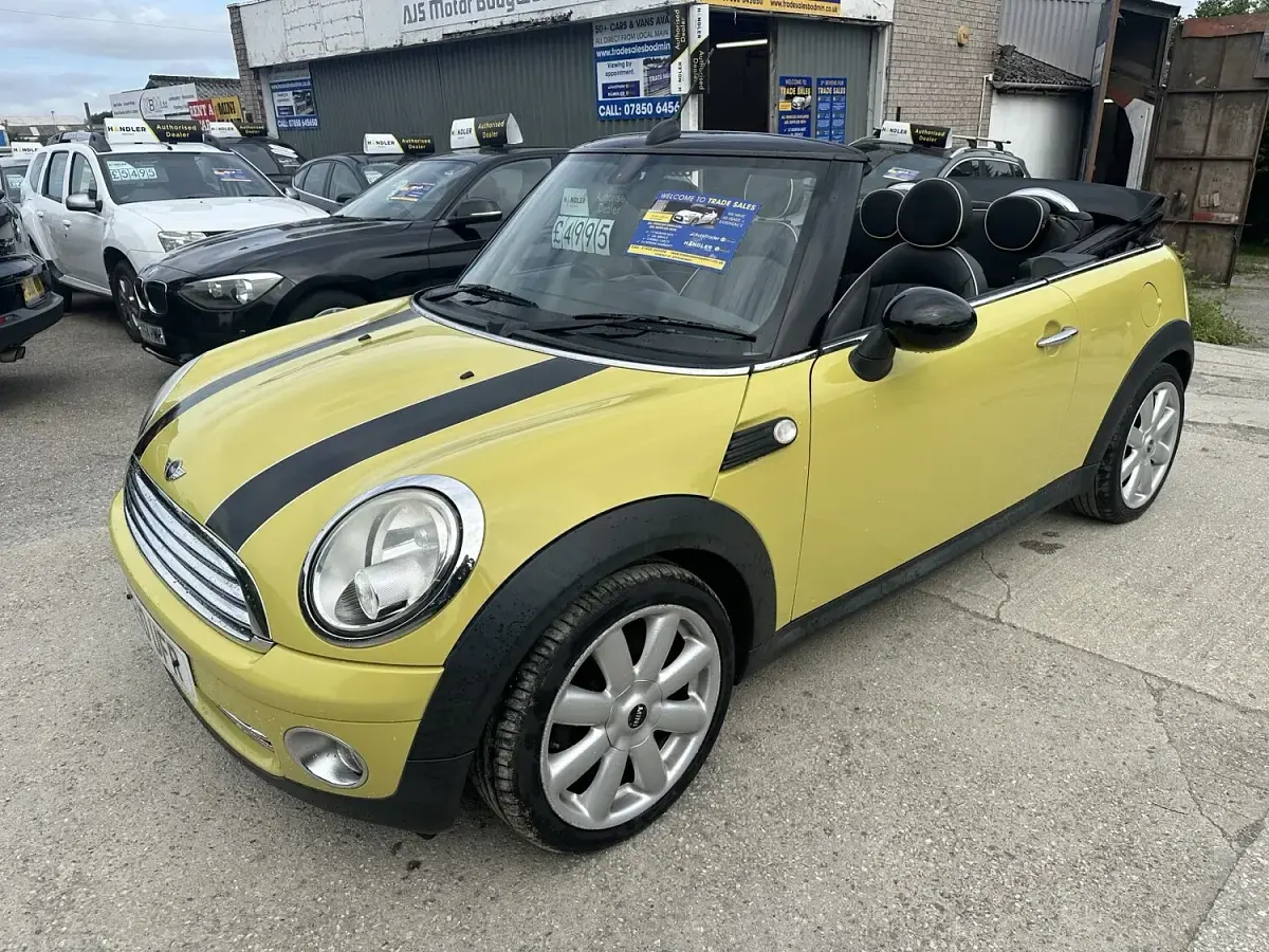 Used Mini Cooper Cabriolet 2010 Yellow Cabriolet