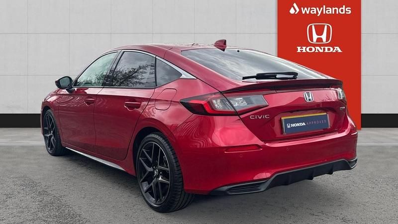 Used Honda Civic Advance 2024 Red Hatchback