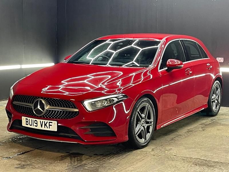 Used Mercedes A200 AMG line 2019 Red Hatchback