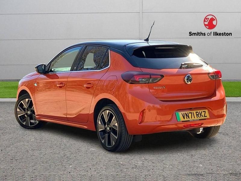 Used Vauxhall Corsa-e Elite 98 kW (134 HP) 2021 Orange Hatchback