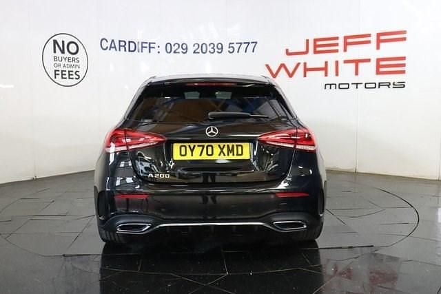 Used Mercedes A200 AMG line 163 HP (119 kW) 2020 Black Hatchback